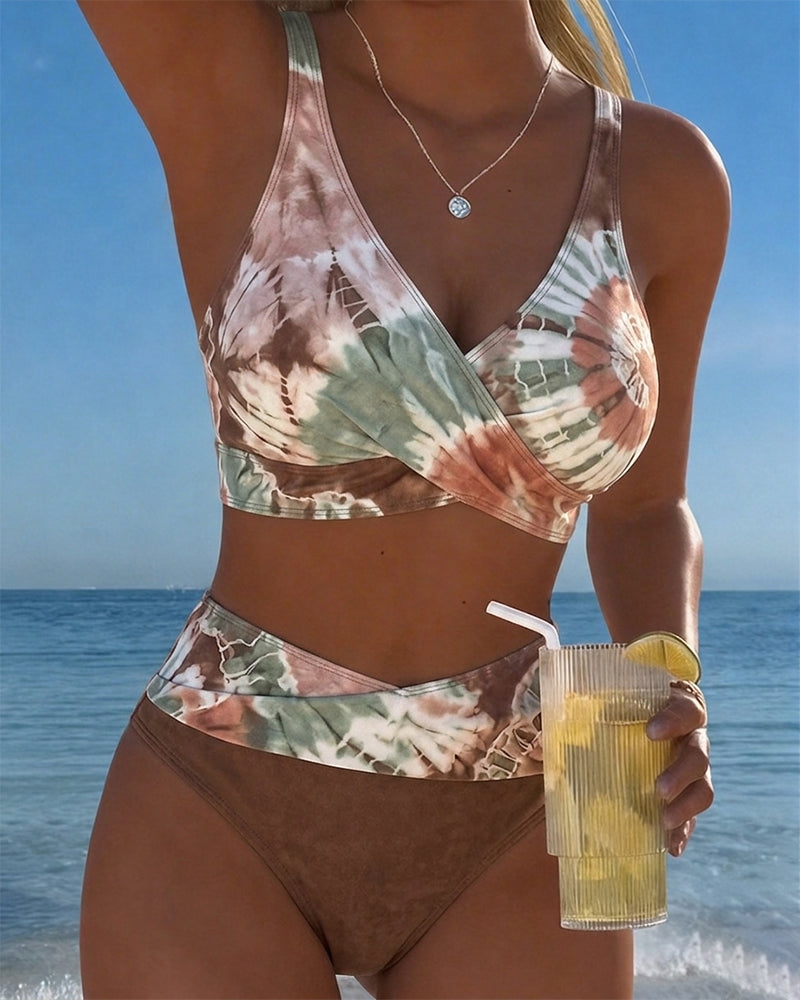 Bikini Gradient Korssting Fargeblokk