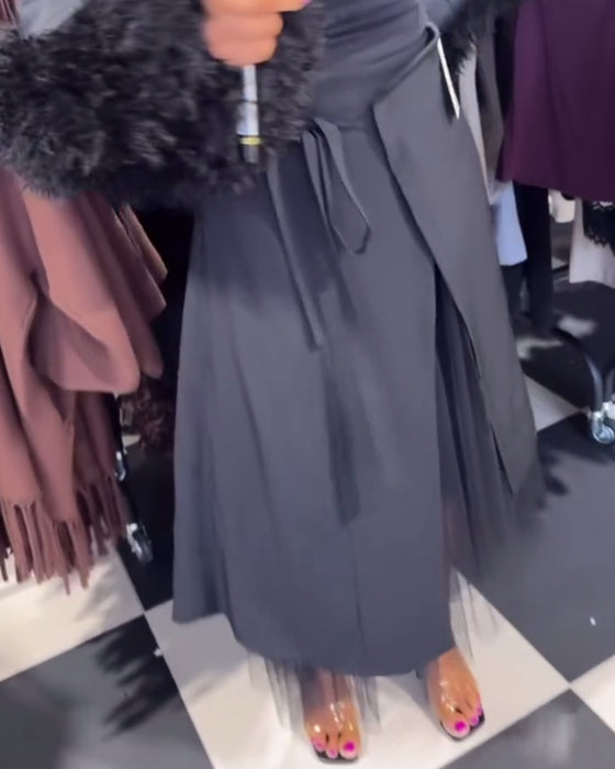 Skjørt Temperamentfull Og Moteriktig