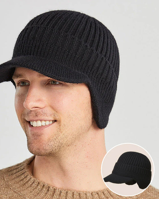 Hatt Utendørs Riding Elastisk Varm Ørebeskyttelse Strikket