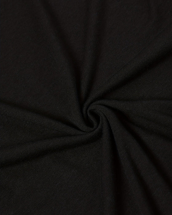 Kjole V-Hals Hengsel Splitt Trykt