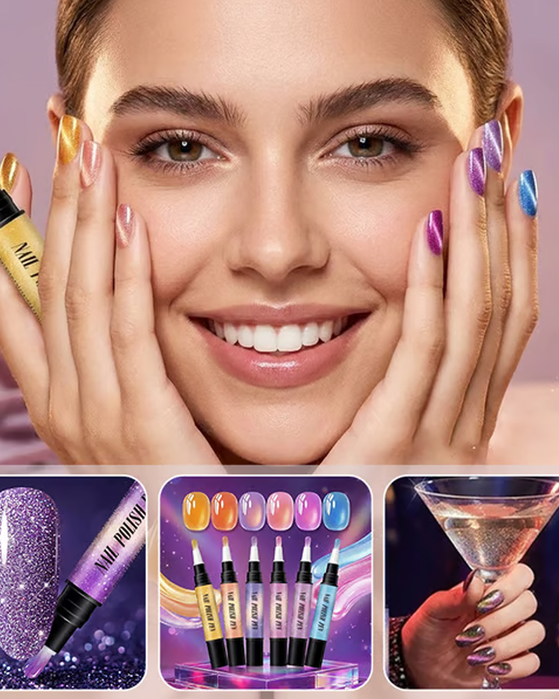 Cat Eye Gel Neglelakk Penne Sett