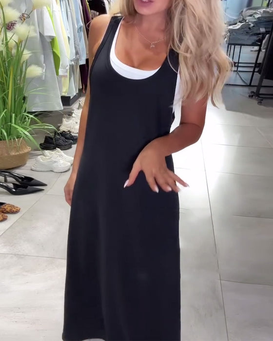 Kjole Slimmende Selger Casual