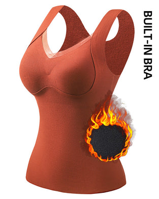 Tank Top Blonde En-Del Innebygd Bh