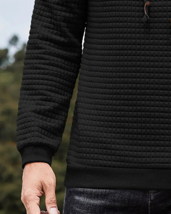 Hoodie Menn Hetter Solid