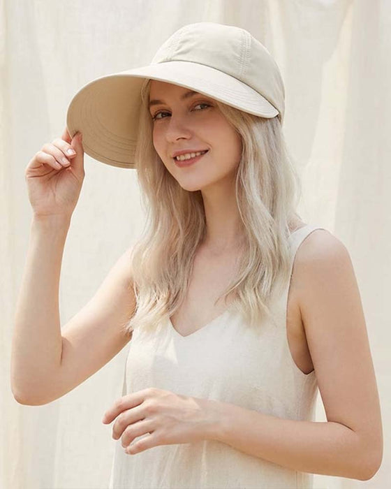 Hatt Kvinner Bred Brem Sol