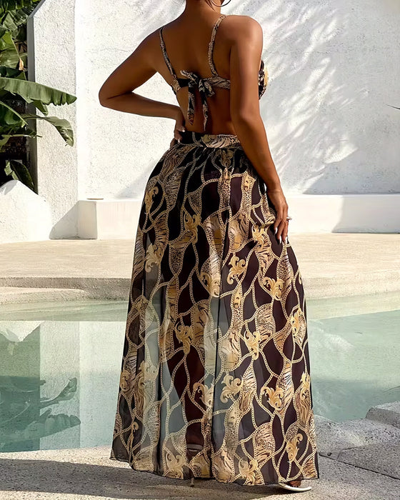 Bikini Leopardtrykk Kjettingtrykk