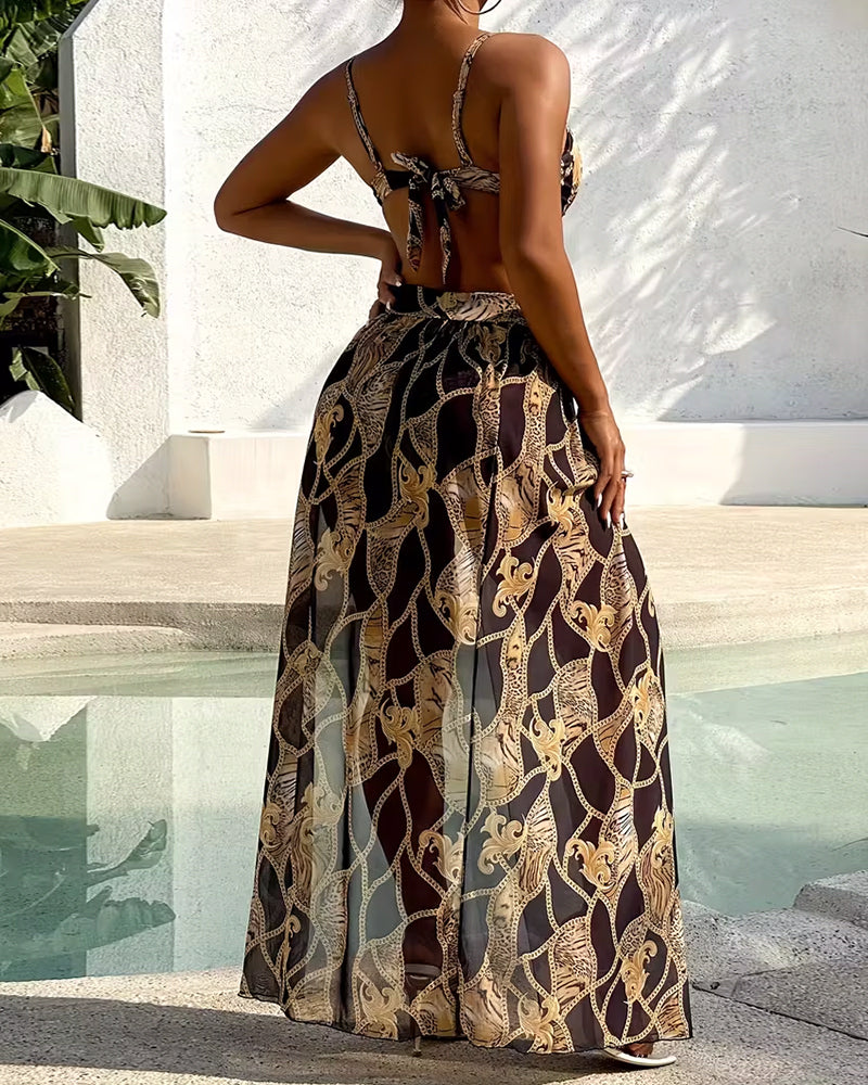 Bikini Leopardtrykk Kjettingtrykk