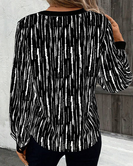Motebluse Med Geometrisk Trykk