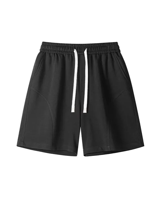 Shorts Avslappnet Rett Ben Snøre Bermuda