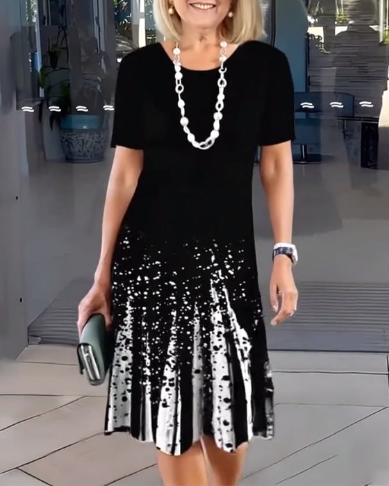 Kjole Temperamentsfull Pendler Trykk