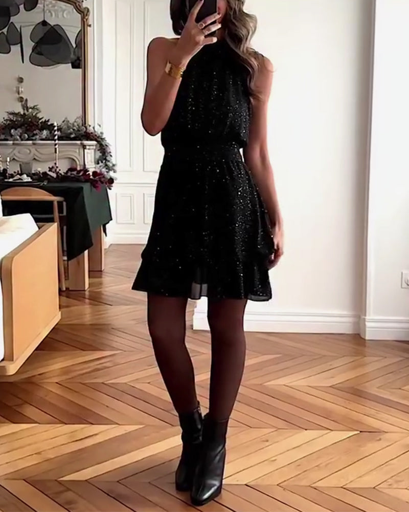 Kjole Ermløs Sexig Modisk