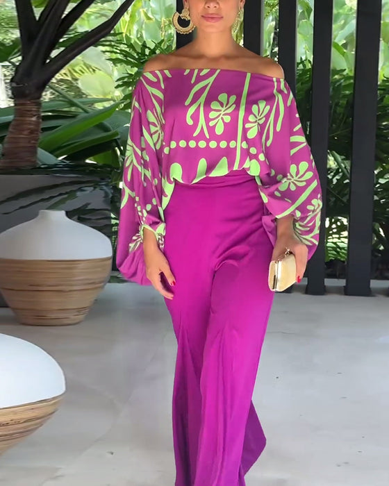 Elegant bluse med én skulder for damer