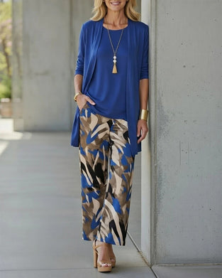 Tredelt Sett Trykt Casual