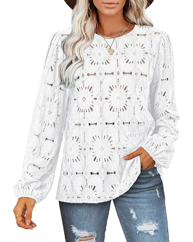 Hull Dame Elegant Rund Hals