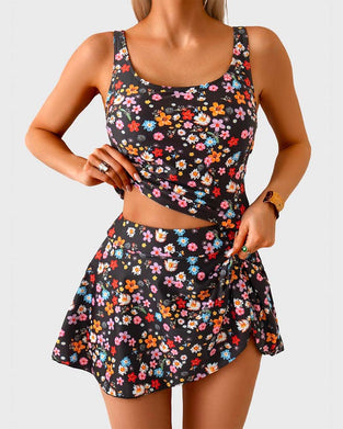 Tankini Sideknyting Feriestil