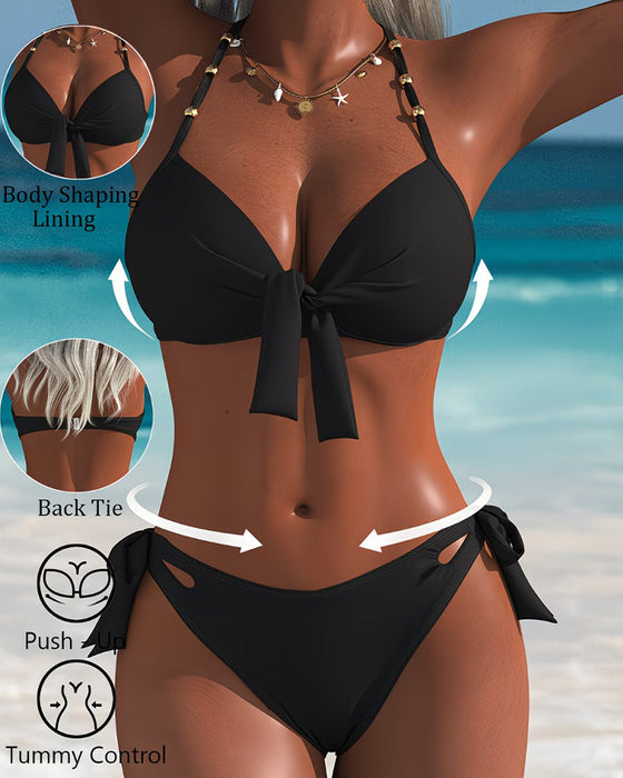 Bikini Sexy Solid Halter
