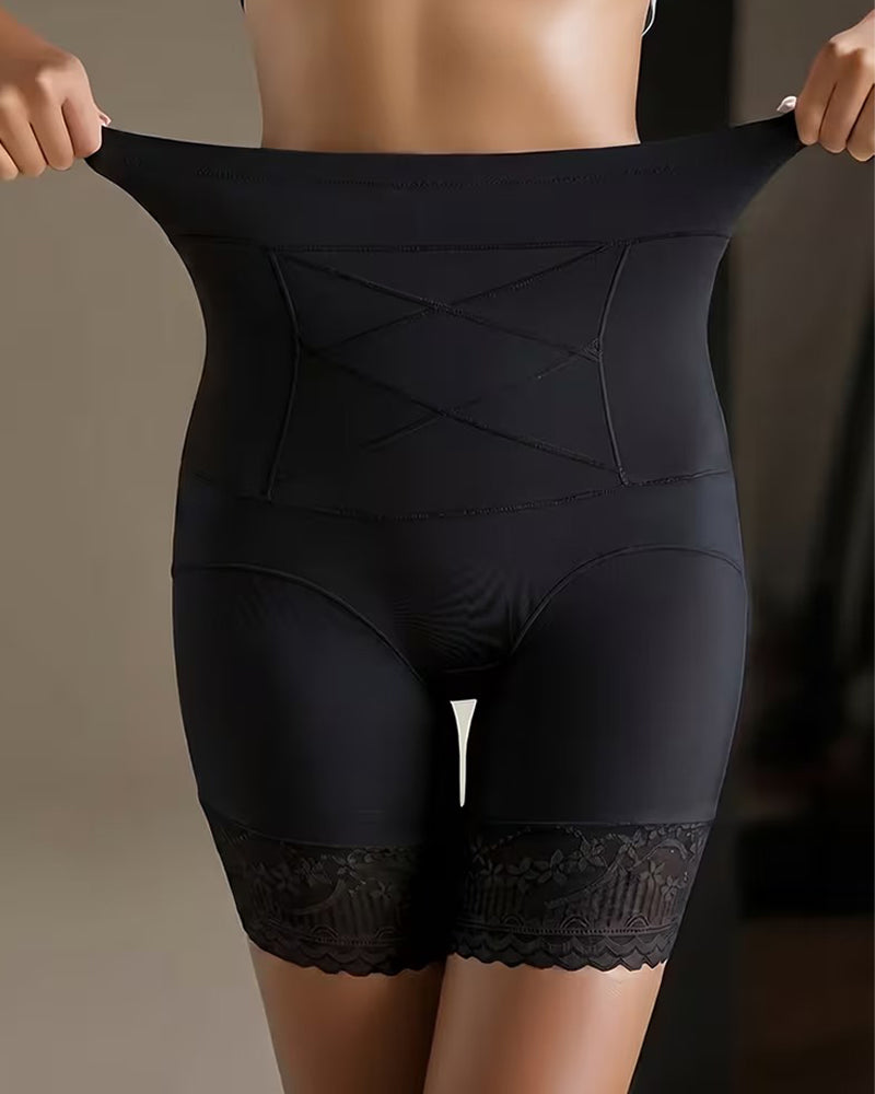 Shapewear Stilig Høy Midje Magekontroll