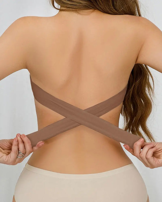 Bh-Topp Stroppeløs Sømløs Lukking I Siden Kryss