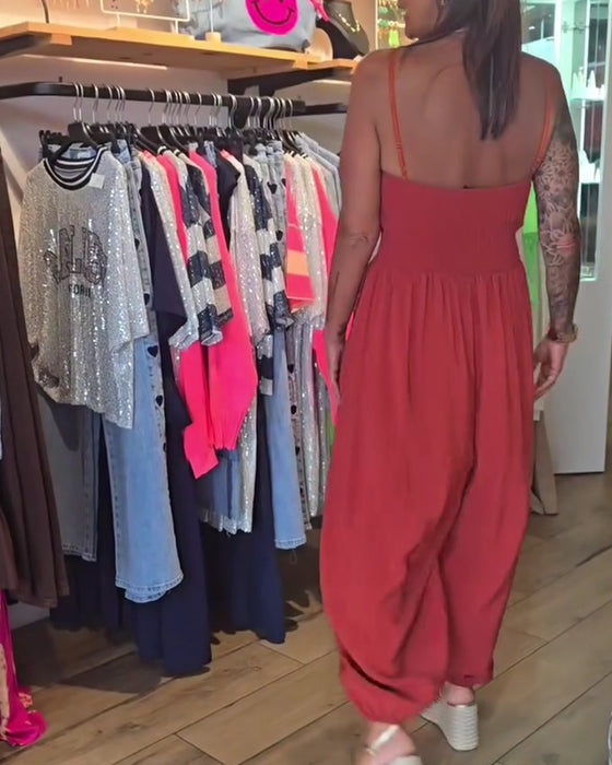 Jumpsuit Bandeau Spagettistropp Brei Ben
