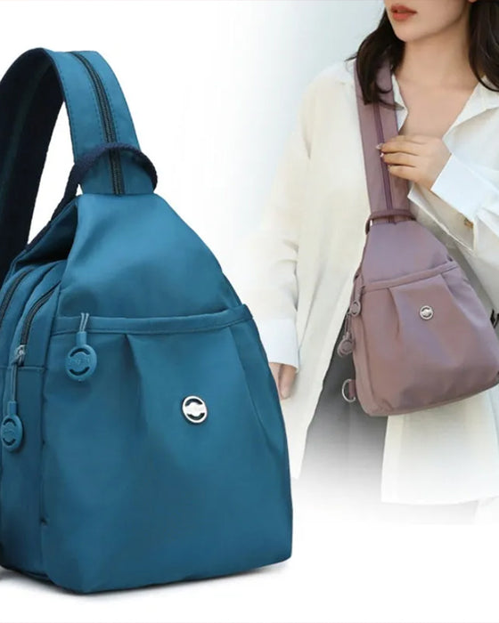 Bag Flere Lommer Konvertibel Ryggsekk & Crossbody