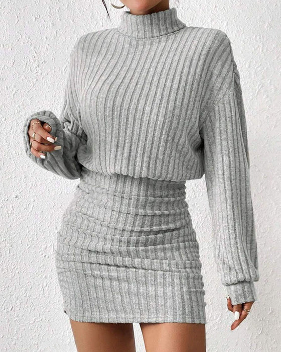Ribbet Polokjole I Bodycon-Modell