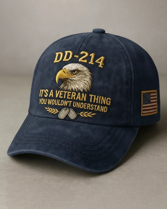 Lue DD-214 Veteran 3D-Brodert