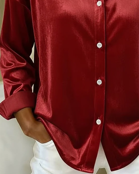 Motemessig Og Elegant Skjorte Med Krage