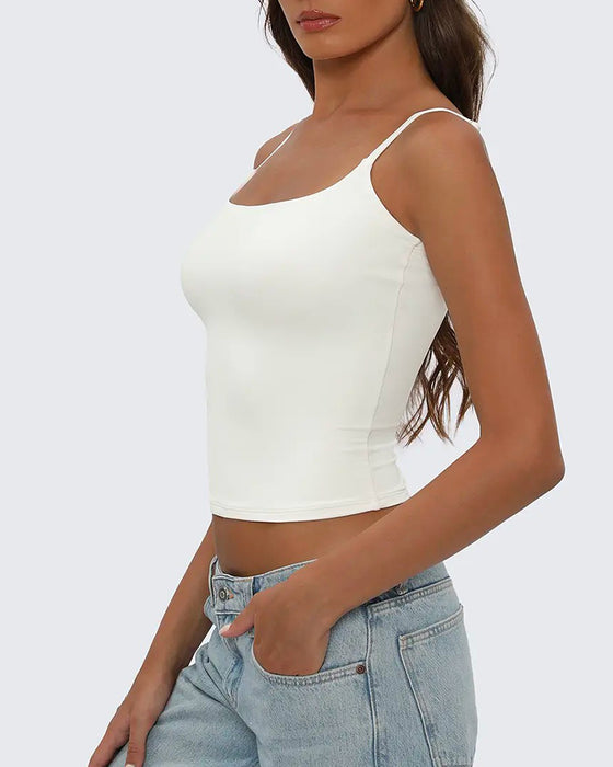 Cami Top Solid Casual