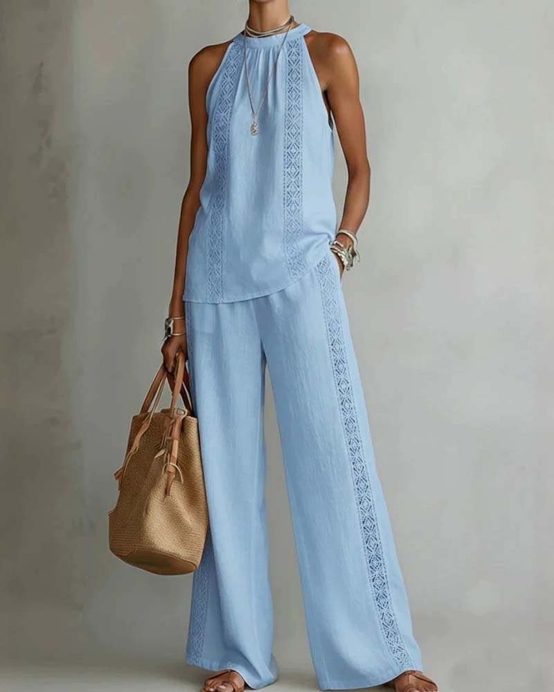 Todelt Sett Hollow Out Halter
