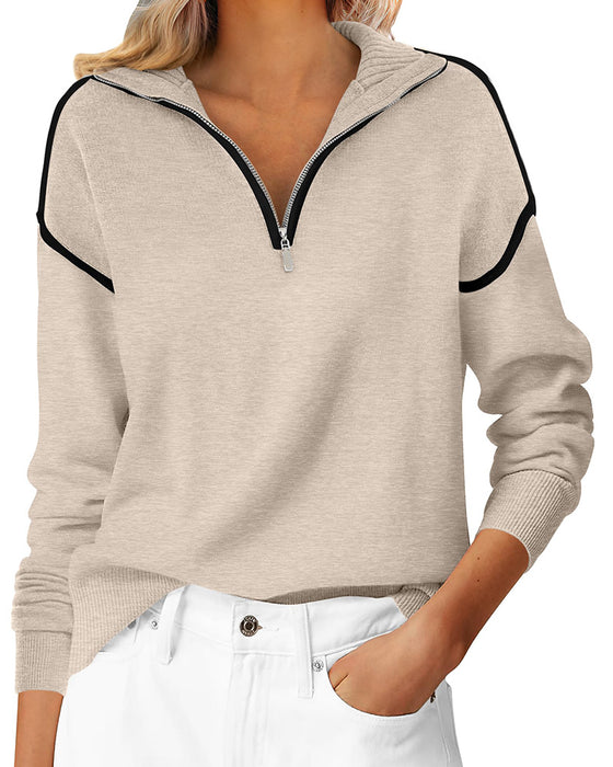Sweatshirt Slag Glidelås Linje