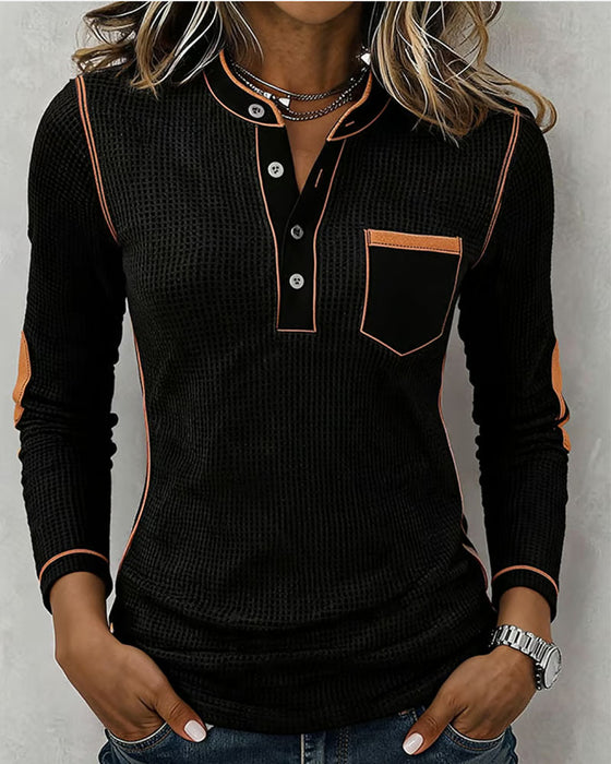 Topp Knapp Lomme Casual