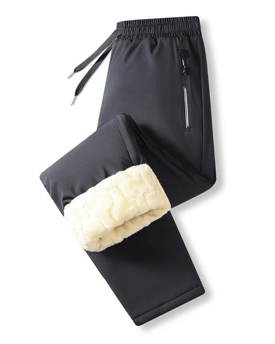 Herre Bukser Varmfôret Vanntette Snøring