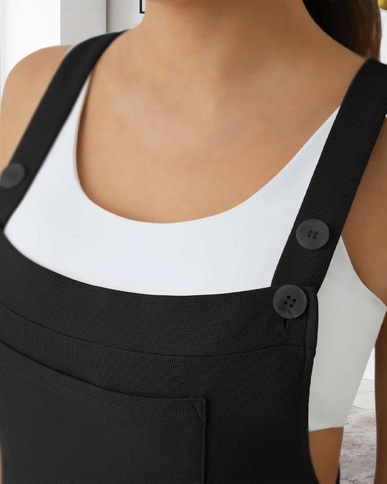 Overalls Ensfarget Plissert