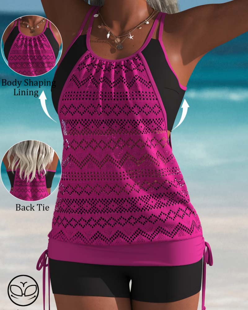 Tankini Hul Ut Tank Topp