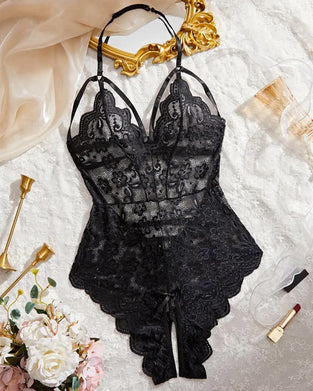 Lingerie Skrittløs Knipling One Piece