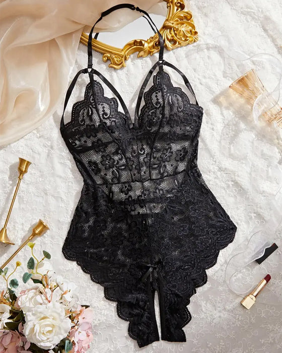 Lingerie Skrittløs Knipling One Piece