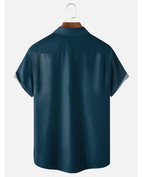 Skjorte Krager Fargeblokk Stripe Rombe
