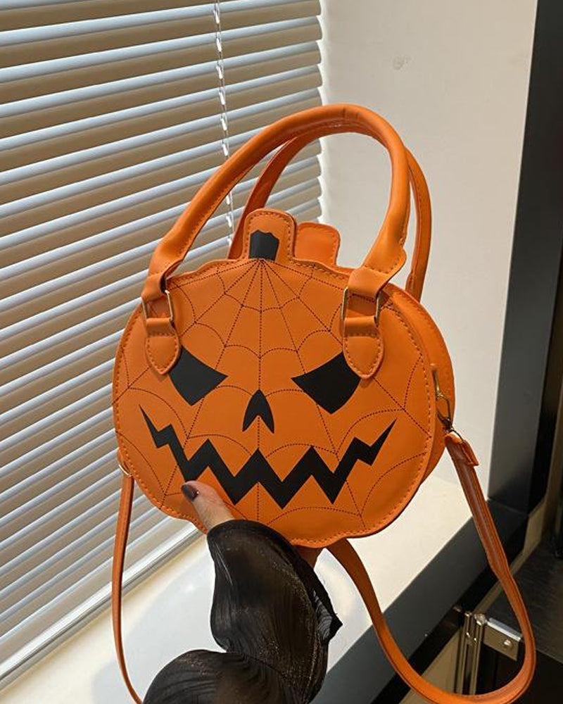 2026 Halloween Gresskarveske – Søt Tverrover & Skulderveske For Kvinner