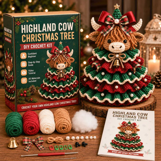 🎄 Hekle Dyr Juletre DIY Sett