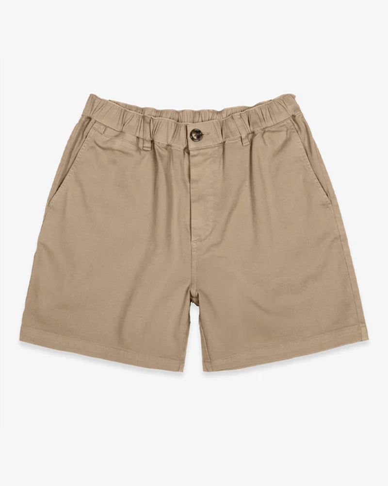 Herrer Shorts Strikk I Midjen Avslappnet Rett Ben
