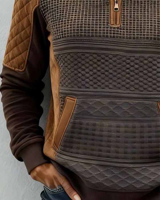 Genser Halvglidelås Krage Casual Moteriktig