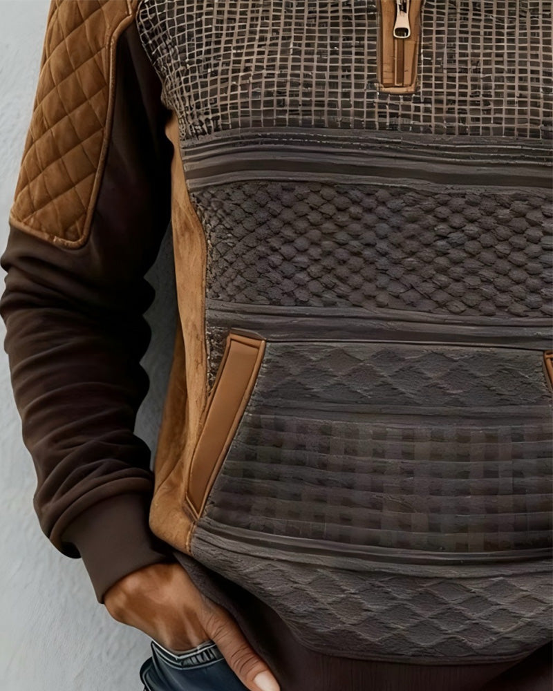 Genser Halvglidelås Krage Casual Moteriktig