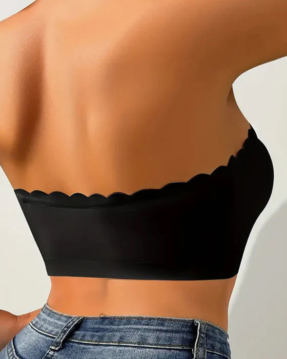 Bh Seamless Forlukking Bandeau Uten Stropper