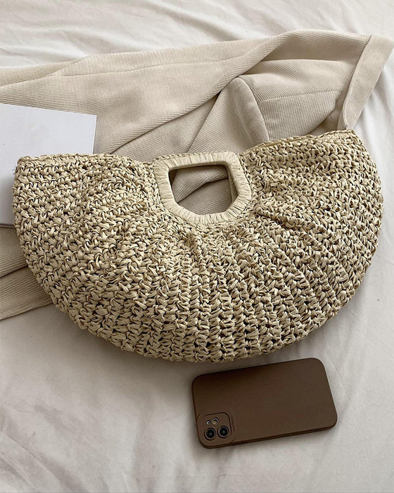 Veske Måneformet Halm
