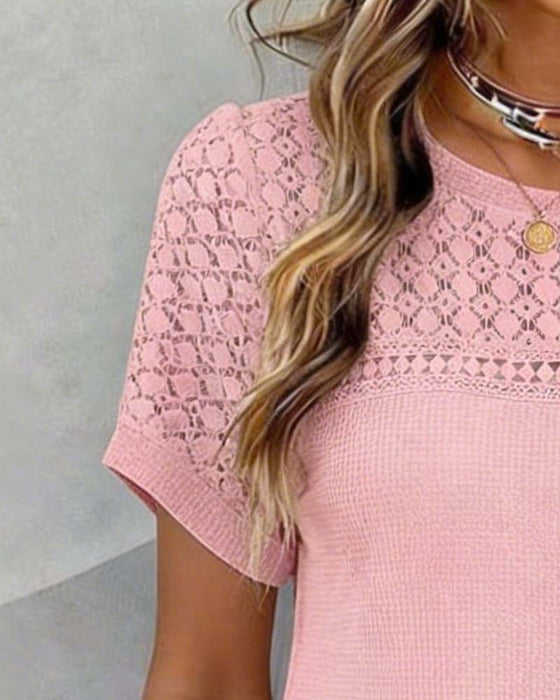 Kjole Søt Blonde Lappeteppe