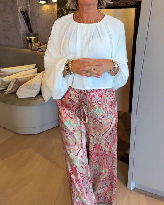 Bluse Fransk Pufferme Kort
