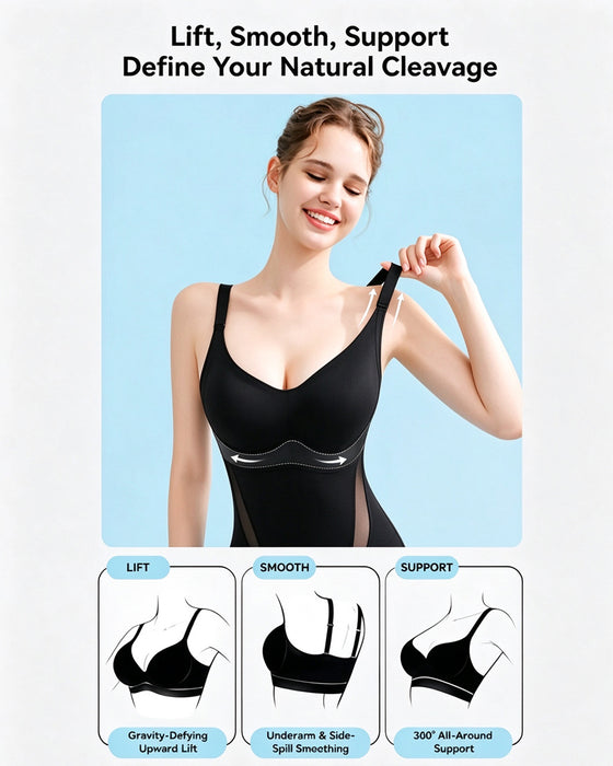 Kjølende Magestyring Rumpeleftende Shapewear Bodysuit