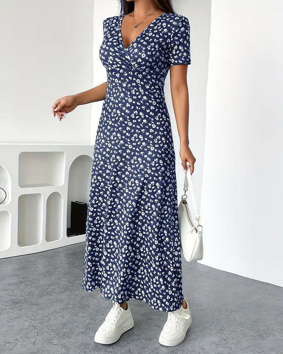 Kjole Sexy Elegant Mønstret