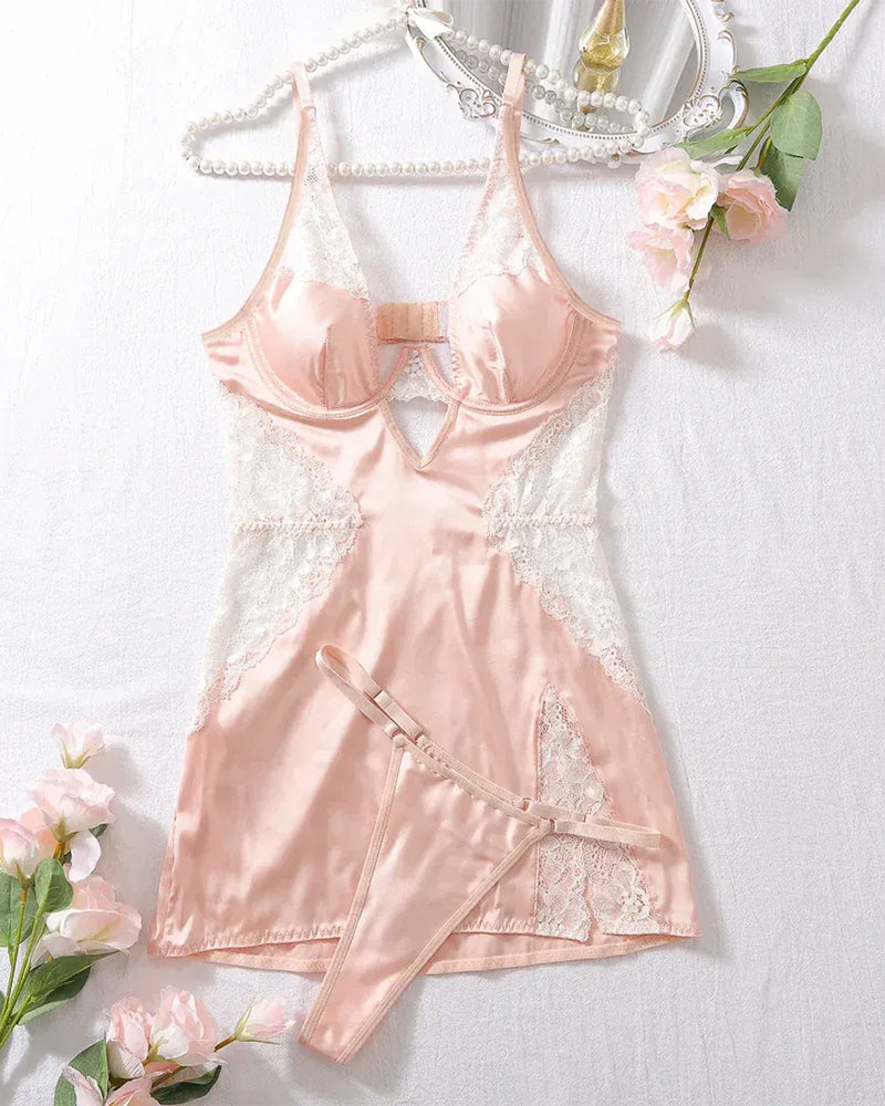 Nattkjole Sexy Camisole Splitt