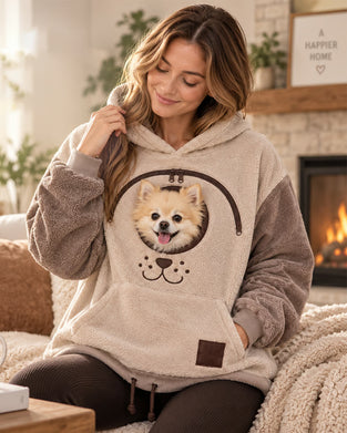 Hoodie Hetter Glidelås Kjæledyr